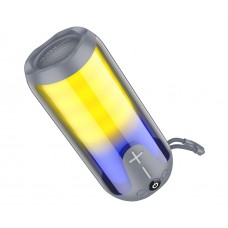 Портативна Bluetooth колонка Borofone BR33 TWS з LED підсвіткою grey