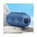 Портативна Bluetooth колонка Borofone BR38 TWS з LED підсвіткою blue