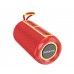 Портативна Bluetooth колонка Borofone BR37 TWS з LED підсвіткою red