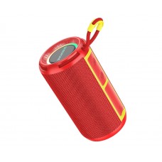 Портативна Bluetooth колонка Borofone BR37 TWS з LED підсвіткою red