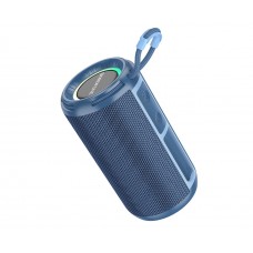 Портативна Bluetooth колонка Borofone BR37 TWS з LED підсвіткою blue