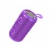 Портативная Bluetooth колонка Borofone BR37 TWS с LED подсветкой purple