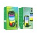 Портативна Bluetooth колонка Borofone BR33 TWS з LED підсвіткою dark green