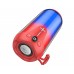 Портативна Bluetooth колонка Borofone BR33 TWS з LED підсвіткою red