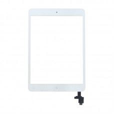 Тачскрин для Apple iPad mini/ mini 2 (A1432/A1454/A1455/A1489/A1490/A1491) белый с микросхемой и кнопкой Home