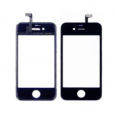 Тачскрин  для APPLE  iPhone 4S чёрный с дисплейной рамкой