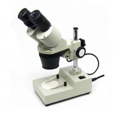 Мікроскоп бінокулярний XTX-3B (підсвічування верх, фокус 60-80 мм, кратність збільшення 20X/40X)