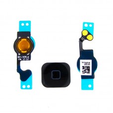 Шлейф для APPLE iPhone 5 на кнопку HOME з чорної кнопкою