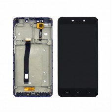 Дисплей  для XIAOMI  Redmi 4A с чёрным тачскрином и корпусной рамкой