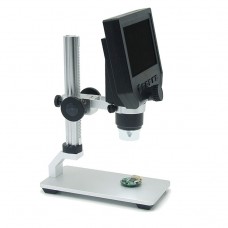 Цифровий мікроскоп з монітором 4.3 "і штативом G600 + (запис відео і фото на microSD (16gb class 10), фокус 20-120 мм, кратність збільшення 600X)