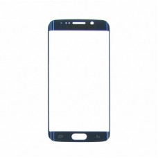 Скло тачскріна для Samsung G925 Galaxy S6 Edge синє з олеофобним покриттям, загартоване HC