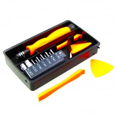 Набір інструментів JAKEMY JM-8156 (ручка, 14 біт, 2 двосторонні пластикові лопатки, 3 медіатора)