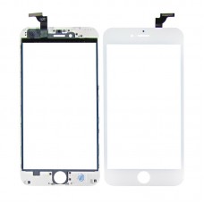 Тачскрин для Apple iPhone 6 Plus білий з дисплейною рамкою
