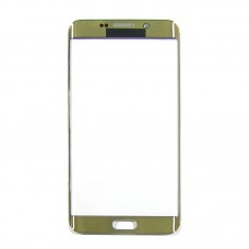Стекло тачскрина для Samsung G928 Galaxy S6 Edge Plus золотистое с олеофобным покрытием, закалённое HC