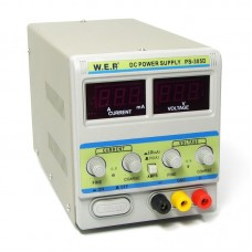 Блок живлення WEP PS-305D-II з перемикачем Hi(A)/Lo(mA) 30V 5A цифрова індикація