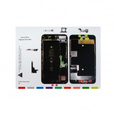 Магнитный мат MECHANIC iP8 Plus для раскладки винтов и запчастей при разборке iPhone 8 Plus