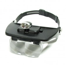 Бинокуляры    MG81001-A с LED-подсветкой (спаренные линзы 1.2х/1.8х/2.5х/3.5х)