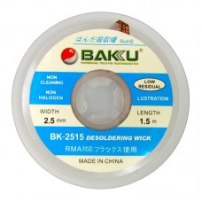 Очиститель припоя BAKU BK-2515 (2,5mm x 1,5m)	 