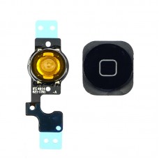 Шлейф для APPLE iPhone 5c на кнопку HOME з чорної кнопкою