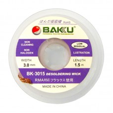 Очиститель припоя BAKU BK-3015 (3mm x 1,5m)	 