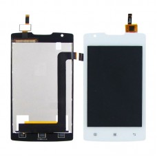 Дисплей для LENOVO A1000 з білим тачскріном (смартфон)