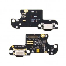 Разъём зарядки  для XIAOMI  Mi8 Lite (USB Type-C) на плате с микрофоном и компонентами