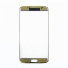 Скло тачскріна для Samsung G935 Galaxy S7 Edge золотисте з олеофобним покриттям, загартоване HC