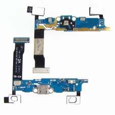 Шлейф для SAMSUNG N910F Galaxy Note 4, з роз'ємом micro-USB, мікрофоном і підсвіткою