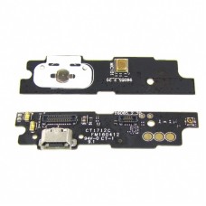 Роз'єм зарядки для MEIZU M3 Note (model M681H) на платі з мікрофоном і компонентами