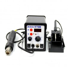 Паяльна станція AIDA / KADA 878D, цифрова індикація на паяльник і аналогова на фен