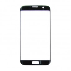 Скло тачскрину для Samsung G935 Galaxy S7 Edge чорне з олеофобним покриттям, загартоване HC