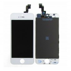 Дисплей  для APPLE  iPhone 5S с белым тачскрином high copy