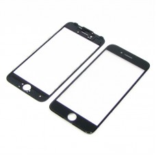 Скло тачскрін для Apple iPhone 7 чорне з рамкою і OCA плівкою HC