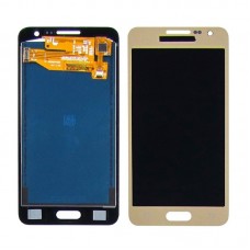 Дисплей  для SAMSUNG  A300 Galaxy A3 с золотистым тачскрином, с регулируемой подсветкой