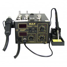 Паяльная станция WEP 852D+ компрессорная, фен, паяльник