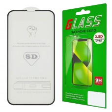 Защитное стекло для Apple iPhone 13 Pro Max/ 14 Plus (6.7) (0.3 мм, 5D чёрное) ТОП