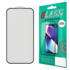 Защитное стекло для Apple iPhone 14 Pro/ 15/ 16 (0.3 мм, 4D чёрное) Люкс