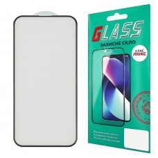 Защитное стекло для Apple iPhone 14 Pro Max/ iPhone 15 Plus/ 16 Plus (0.3 мм, 4D чёрное) Люкс