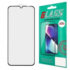 Защитное стекло для Samsung A145 A14 (0.3 мм, 4D ARC чёрное) Люкс