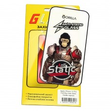 Защитное стекло для Apple iPhone 14 Pro/ 15/ 16 Full Glue Anti-Static (0.3 мм, чёрное)