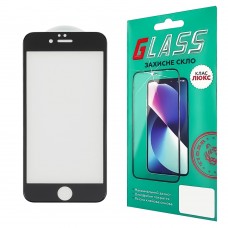 Защитное стекло для Apple iPhone 6 (0.3 мм, 4D чёрное) Люкс