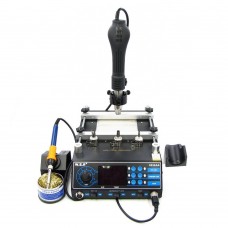 Паяльная станция WEP 853AAA (ИК преднагреватель 120 x 120 мм, фен с держателем, паяльник)