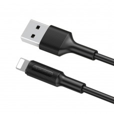 Кабель Borofone BX1 USB to Lightning 1m чорний