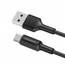 Кабель Borofone BX1 USB to Type-C 1m черный