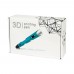  3D ручка з LCD дисплеєм V2 / D2 12B / 2А, сопло 0.6 мм, темп. 160-235 гр С, контроль швидкості, ABS / PLA 1.75 мм блакитна
