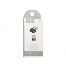 Адаптер перехідник Hoco UA6 USB to Type-C (F) чорний