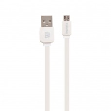 USB кабель  Remax  RC-015m 1m Micro белый