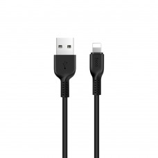 USB кабель Hoco X13 1m Lightning чорний