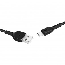 Кабель Hoco X13 USB to MicroUSB 1m чорний