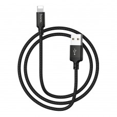 Кабель Hoco X14 USB to Lightning 1m чорний